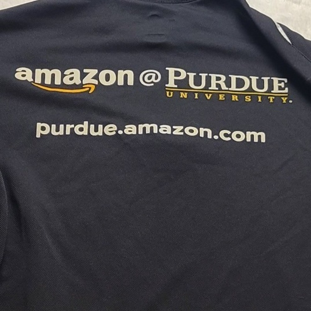 Holloway Purdue University Admissions Ambassador 1/4 Zip Pullover Black Men's S - Picture 4 of 12
